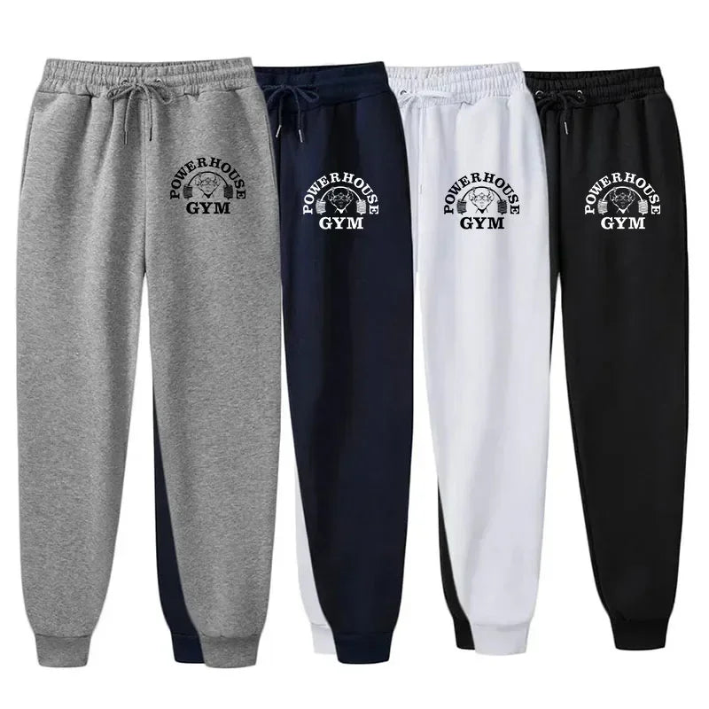 GYM Powerhouse Men's Printed Casual Sports Pants for Running, Exercise & Jogging