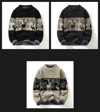 Men's Clothing Male Spring Pullovers Autumn Sweater For Men Men's Sweat-shirt Casual Streetwear Knit Fashion Hombre Warm Solid