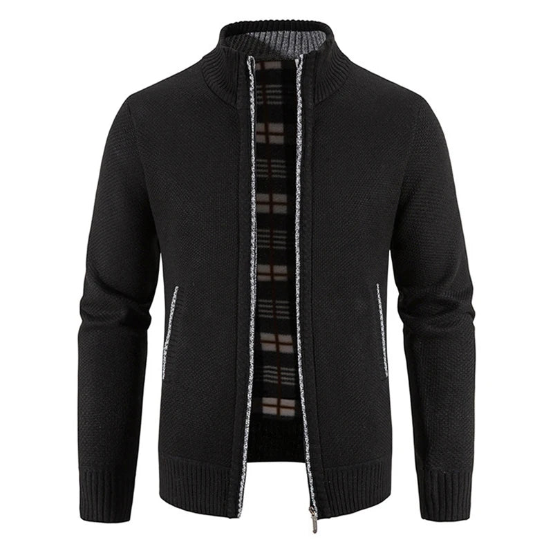 Men's Streetwear Casual Knit Men Clothing Sweater Warm Solid Color Spring Pullovers Autumn Fashion Hombre Male Sweat-shirt