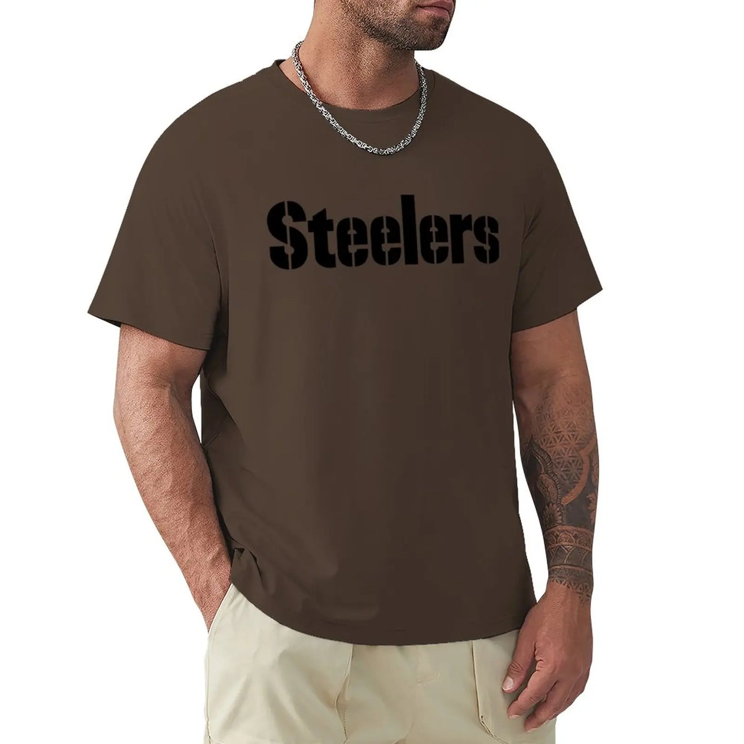 Steelers T-Shirt sweat shirt plus size tops t shirt for men