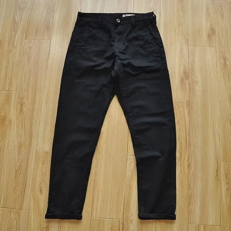 New Mens New Cargo Pants American Retro Heavy-duty Workwear Pants Man Wear-resistant Loose Straight Leg Pants Casual Trousers