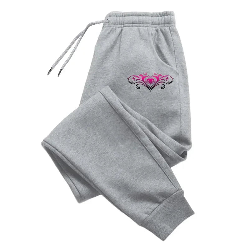 Quality Womens Sweatpants Fashion Printing Casual Street Pants Outdoors Jogging Sports Trousers Daily Office Home Woman Pants