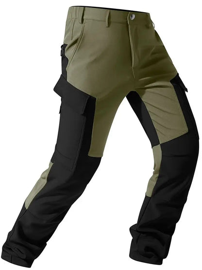Plucked Work Pants, Waterproof and Wear-Resistant Hiking Camping Pants, Cycling Camping Pants, Long Pants, Multi Bag Pants