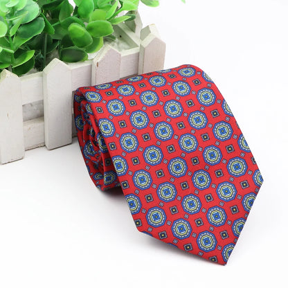 New Fashion Mens Tie Formal Striped Floral Designer Jacquard Wedding Necktie Soft Classic Neckwear Official Gravata For Man Wear