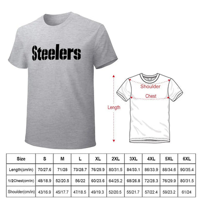 Steelers T-Shirt sweat shirt plus size tops t shirt for men