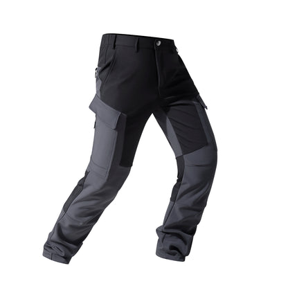 Plucked Work Pants, Waterproof and Wear-Resistant Hiking Camping Pants, Cycling Camping Pants, Long Pants, Multi Bag Pants