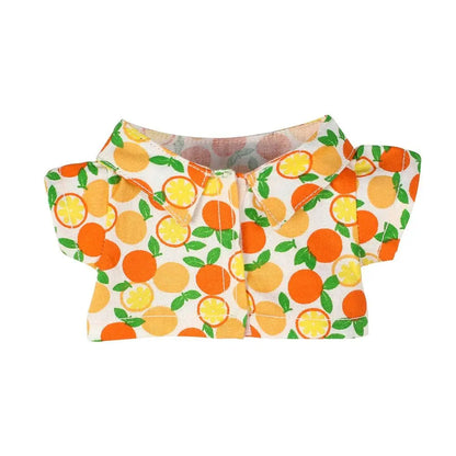 Mini Sleep Wear Doll Fruit Beach Pajamas Toy Accessories Multi Color 20cm Cotton Doll Clothes Overall Clothes Mini