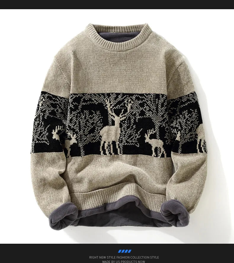 Men's Clothing Male Spring Pullovers Autumn Sweater For Men Men's Sweat-shirt Casual Streetwear Knit Fashion Hombre Warm Solid