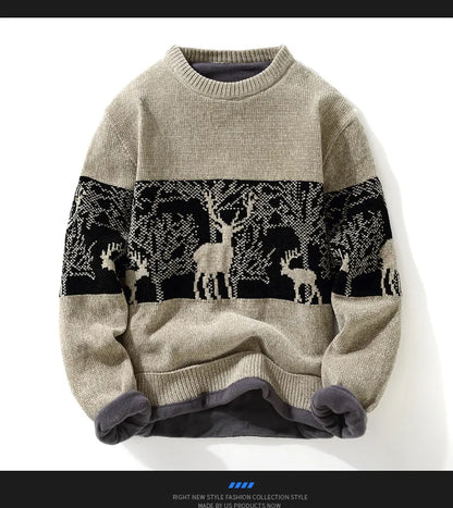 Men's Clothing Male Spring Pullovers Autumn Sweater For Men Men's Sweat-shirt Casual Streetwear Knit Fashion Hombre Warm Solid