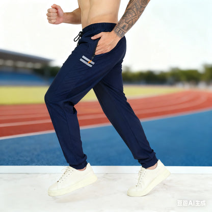 Men's Ice Pants Thin Sports Pants Breathable Pants