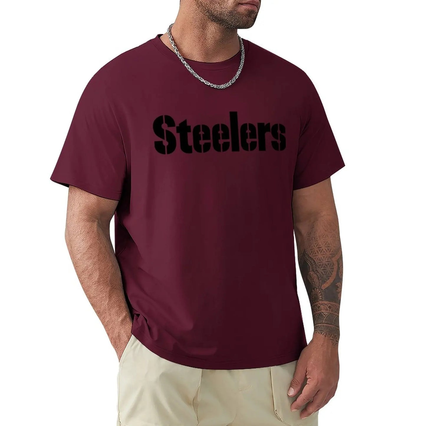 Steelers T-Shirt sweat shirt plus size tops t shirt for men