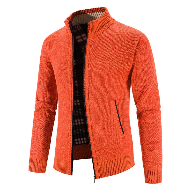 Men's Streetwear Casual Knit Men Clothing Sweater Warm Solid Color Spring Pullovers Autumn Fashion Hombre Male Sweat-shirt