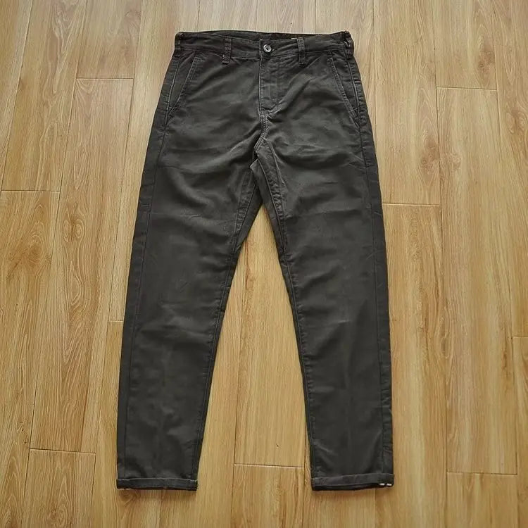 New Mens New Cargo Pants American Retro Heavy-duty Workwear Pants Man Wear-resistant Loose Straight Leg Pants Casual Trousers