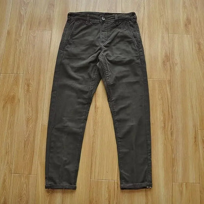 New Mens New Cargo Pants American Retro Heavy-duty Workwear Pants Man Wear-resistant Loose Straight Leg Pants Casual Trousers