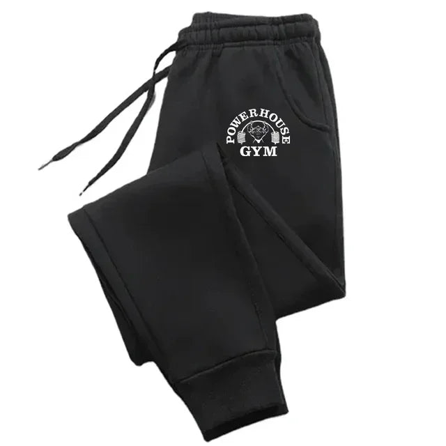 GYM Powerhouse Men's Printed Casual Sports Pants for Running, Exercise & Jogging
