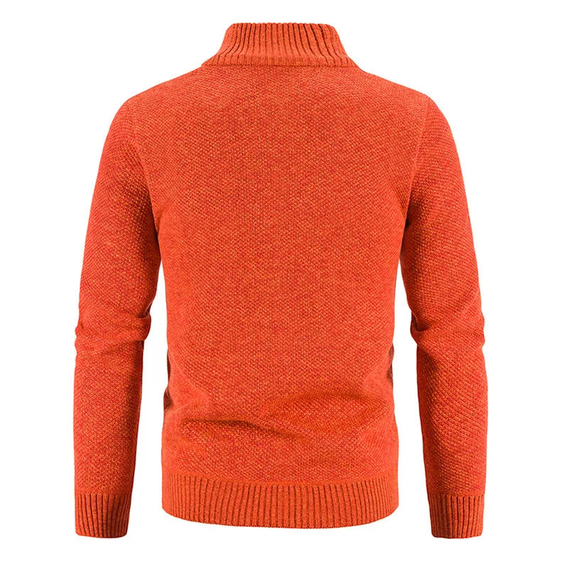 Men's Streetwear Casual Knit Men Clothing Sweater Warm Solid Color Spring Pullovers Autumn Fashion Hombre Male Sweat-shirt
