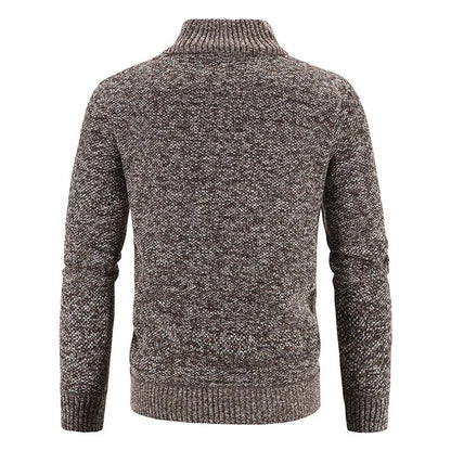 Men's Streetwear Casual Knit Men Clothing Sweater Warm Solid Color Spring Pullovers Autumn Fashion Hombre Male Sweat-shirt