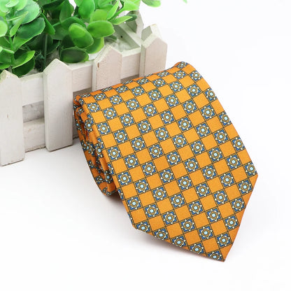 New Fashion Mens Tie Formal Striped Floral Designer Jacquard Wedding Necktie Soft Classic Neckwear Official Gravata For Man Wear