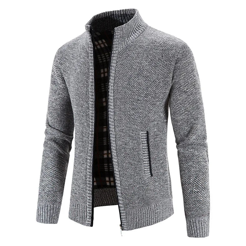 Men's Streetwear Casual Knit Men Clothing Sweater Warm Solid Color Spring Pullovers Autumn Fashion Hombre Male Sweat-shirt