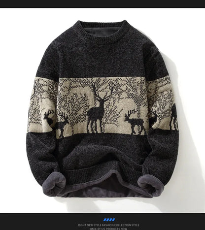 Men's Clothing Male Spring Pullovers Autumn Sweater For Men Men's Sweat-shirt Casual Streetwear Knit Fashion Hombre Warm Solid