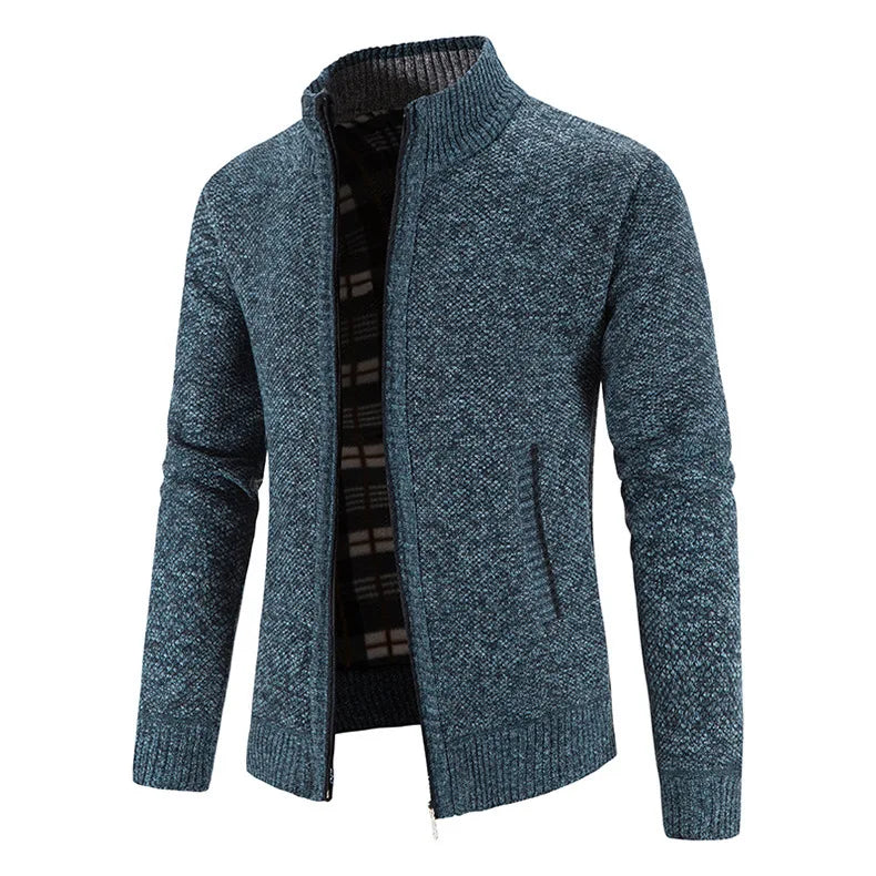 Men's Streetwear Casual Knit Men Clothing Sweater Warm Solid Color Spring Pullovers Autumn Fashion Hombre Male Sweat-shirt