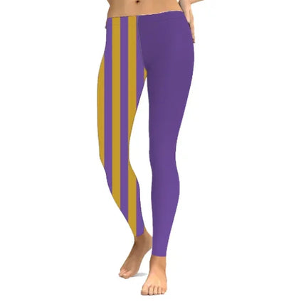New Sexy Women Legging Black White Stripe Printing Fitness leggins Fashion Slim High Waist Leggings Woman Pants Christmas Gift