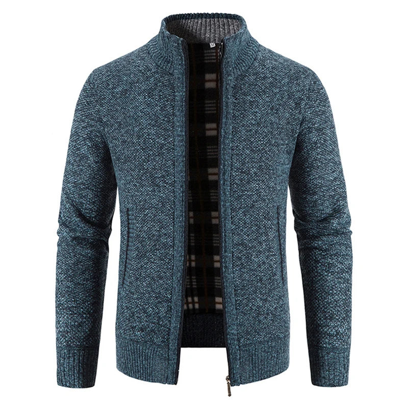 Men's Streetwear Casual Knit Men Clothing Sweater Warm Solid Color Spring Pullovers Autumn Fashion Hombre Male Sweat-shirt