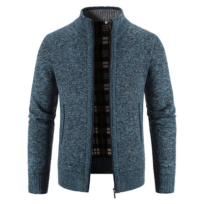 Men's Streetwear Casual Knit Men Clothing Sweater Warm Solid Color Spring Pullovers Autumn Fashion Hombre Male Sweat-shirt