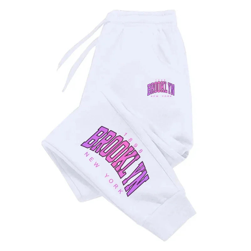 Casual Womens Sweatpants Letter Printing Trousers Daily Outdoors Gym Sports Jogging Pants Office Street Fashion Woman Pants Y2k