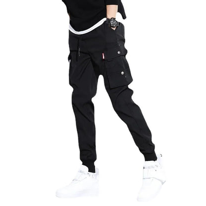 2026 new men's casual sports pants, sports pants, men's jogging pants, work pants, lantern pants, long pants, multi pocket sport