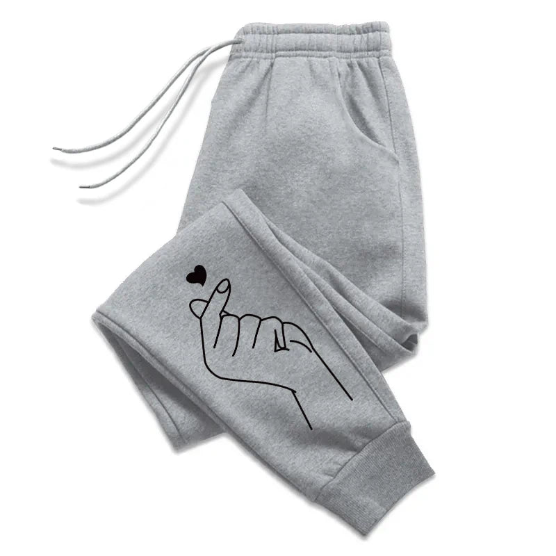 Versatile Womens Sweatpants Printing Casual Trousers Daily Outdoors Gym Sports Jogging Pants Office Street Woman Pants Simple