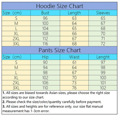 Queen Printed Womens Tracksuit Warm Casual Hooded Sweatshirt 2 Pcs Set Sports Jogging Woman Pants Set Daily Office Home Clothing