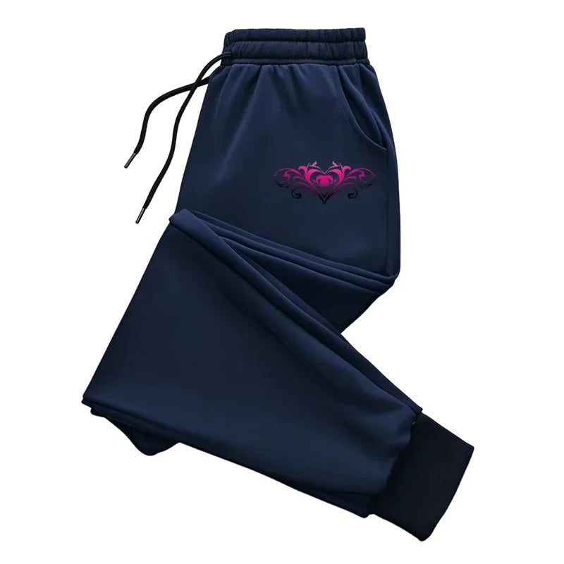 Quality Womens Sweatpants Fashion Printing Casual Street Pants Outdoors Jogging Sports Trousers Daily Office Home Woman Pants