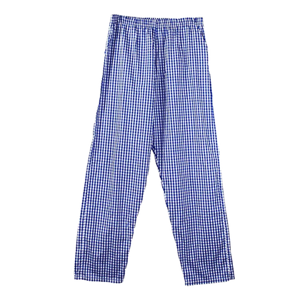 Pajama Pants Men's Pants Pure Cotton Home Pants Thin Summer Loose Plaid Cotton Home Pants Spring & Fall Air-Conditioned Pants