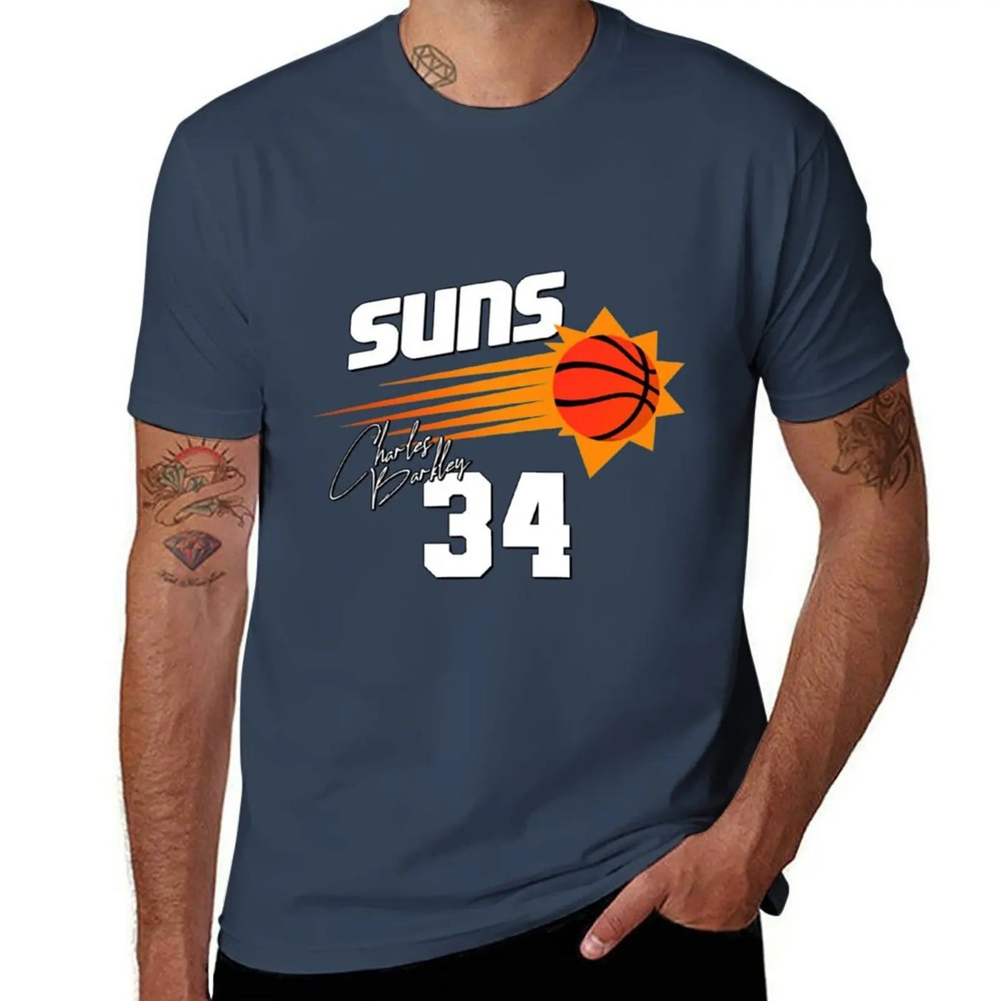 Charles Barkley T-Shirt t shirt man luxury t shirt man casual T-Shirt
