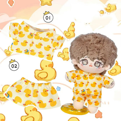 Mini Sleep Wear Doll Fruit Beach Pajamas Toy Accessories Multi Color 20cm Cotton Doll Clothes Overall Clothes Mini