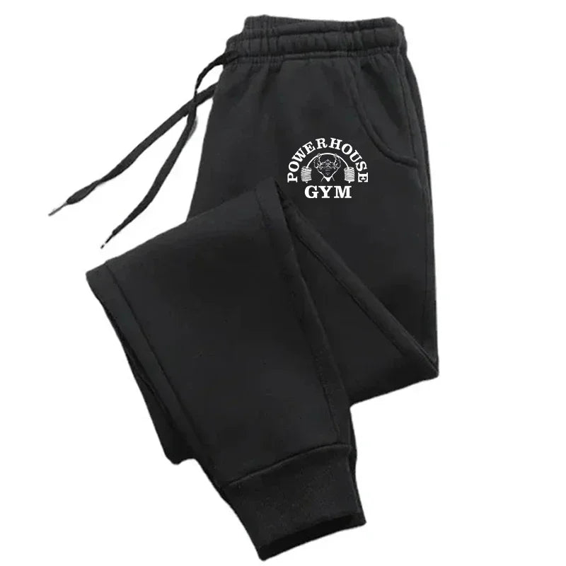 GYM Powerhouse Men's Printed Casual Sports Pants for Running, Exercise & Jogging
