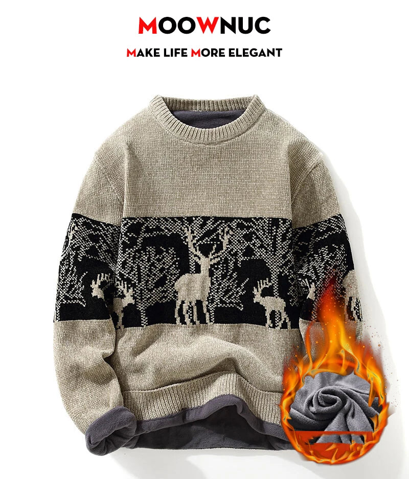 Men's Clothing Male Spring Pullovers Autumn Sweater For Men Men's Sweat-shirt Casual Streetwear Knit Fashion Hombre Warm Solid