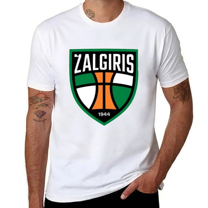 Zalgiris, basketball club T-Shirt t shirt man cotton cotton t shirt pack T-Shirt