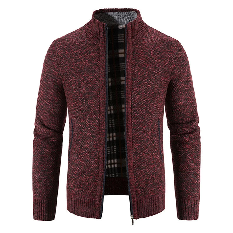 Men's Streetwear Casual Knit Men Clothing Sweater Warm Solid Color Spring Pullovers Autumn Fashion Hombre Male Sweat-shirt