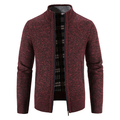 Men's Streetwear Casual Knit Men Clothing Sweater Warm Solid Color Spring Pullovers Autumn Fashion Hombre Male Sweat-shirt