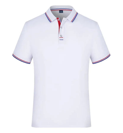Summer Polo Shirt With Custom Print Embroidery Logo Mens Short Sleeve Casual Cotton Polo Shirt Business Spring Lapel Polo Shirt