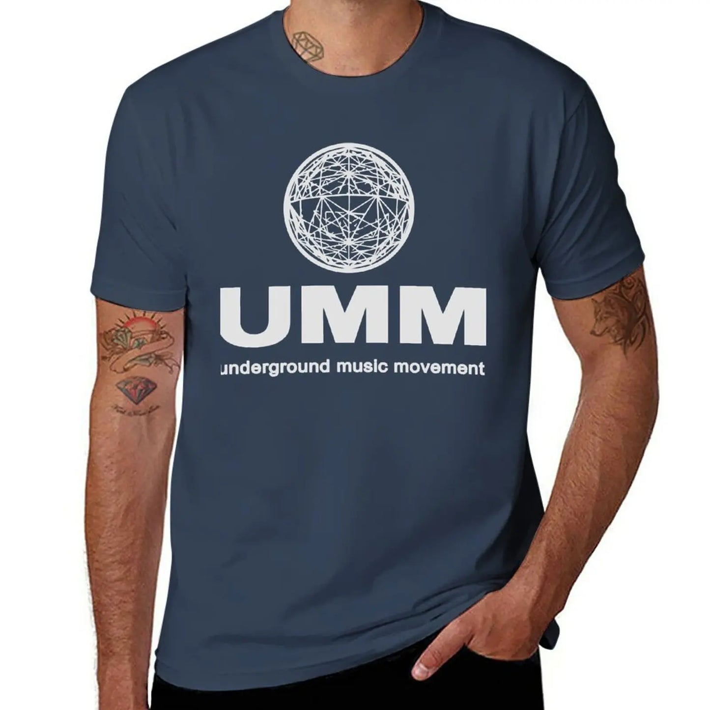 New UMM - Underground Music Movement T-Shirt sweat shirt black t shirt designer t shirt men