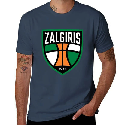 Zalgiris, basketball club T-Shirt t shirt man cotton cotton t shirt pack T-Shirt