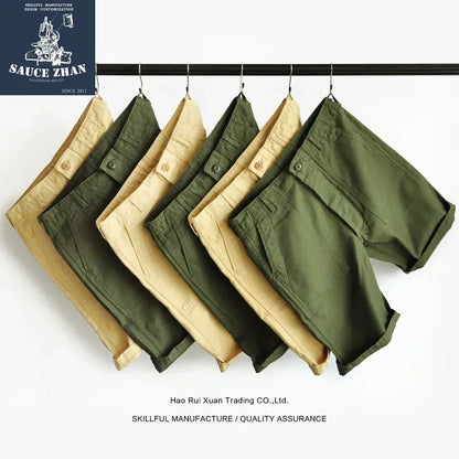 SauceZhan OG107 Baker Pants Utility Fatigue Pants US Vietnam ARMY HBT Pants Vintage Mens Shorts Men Army Pants Military Pants