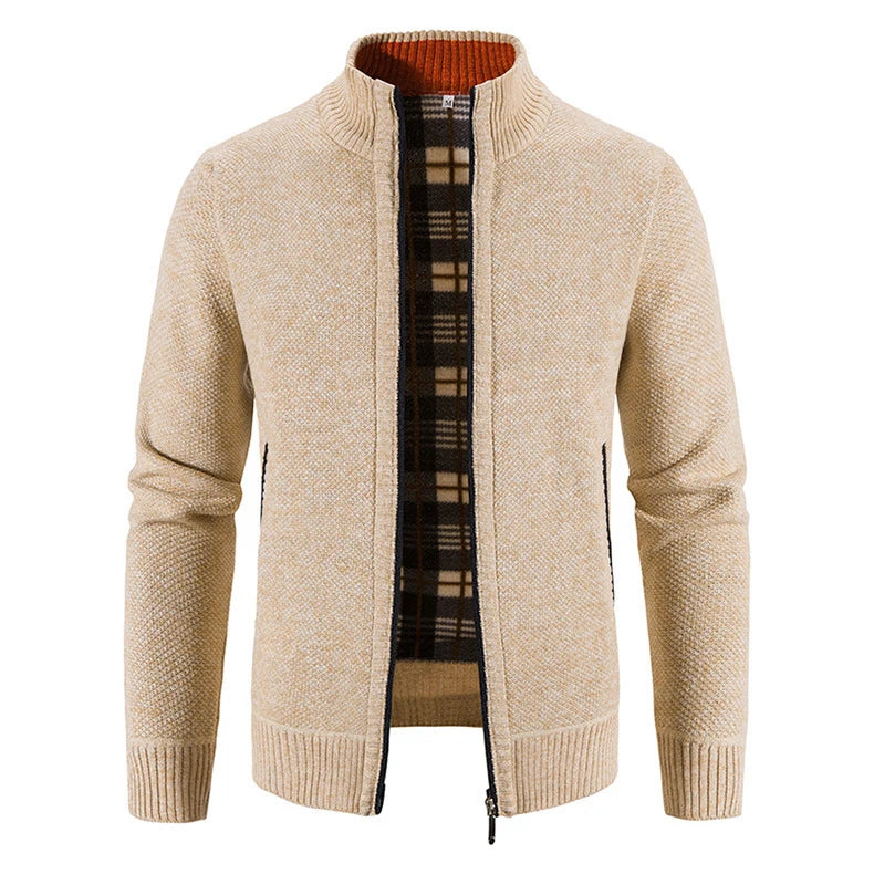 Men's Streetwear Casual Knit Men Clothing Sweater Warm Solid Color Spring Pullovers Autumn Fashion Hombre Male Sweat-shirt