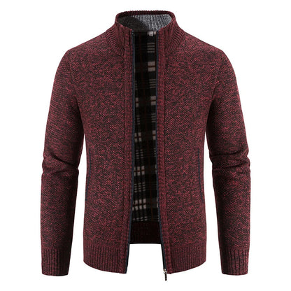 Men's Streetwear Casual Knit Men Clothing Sweater Warm Solid Color Spring Pullovers Autumn Fashion Hombre Male Sweat-shirt