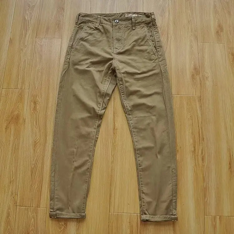 New Mens New Cargo Pants American Retro Heavy-duty Workwear Pants Man Wear-resistant Loose Straight Leg Pants Casual Trousers