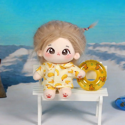 Mini Sleep Wear Doll Fruit Beach Pajamas Toy Accessories Multi Color 20cm Cotton Doll Clothes Overall Clothes Mini