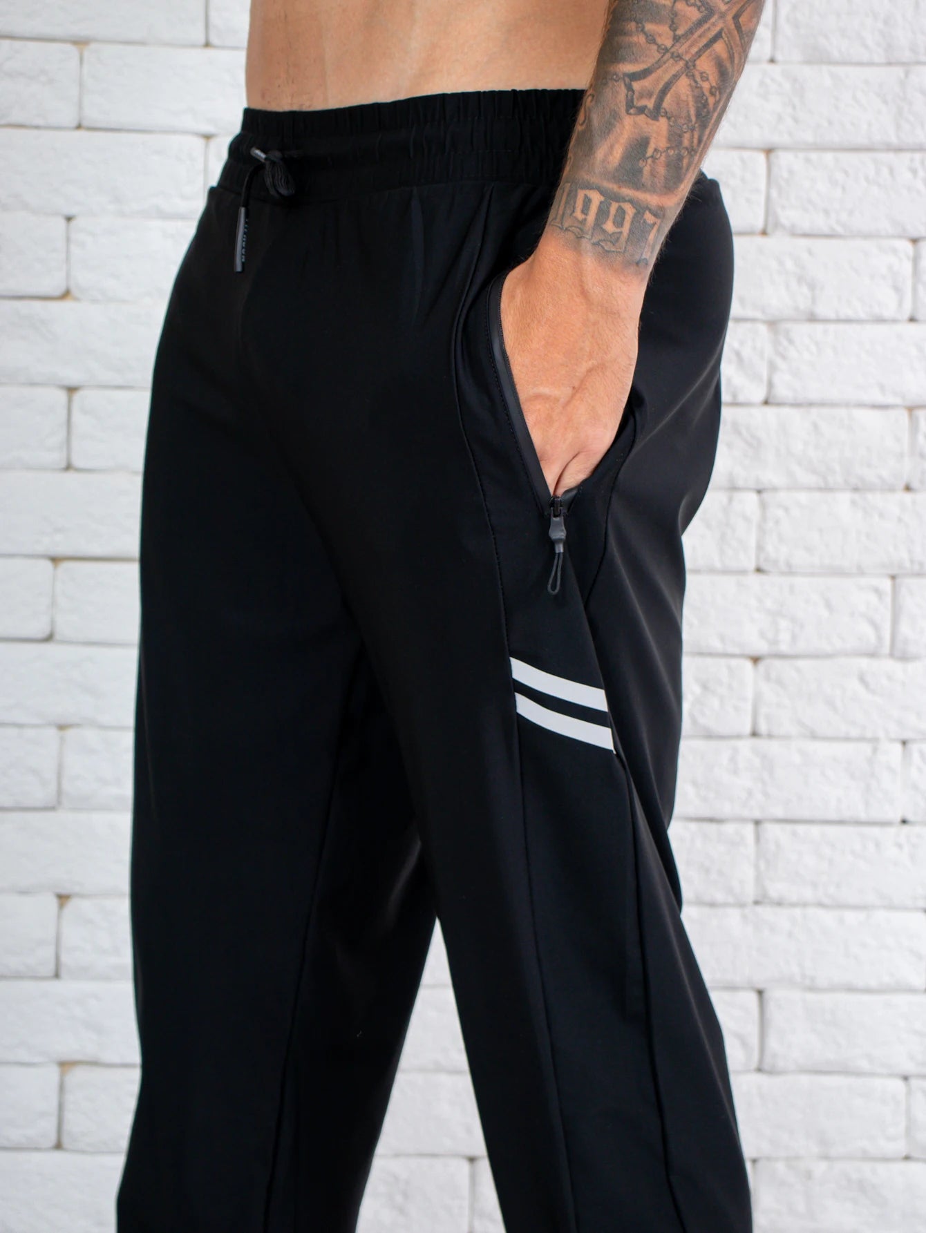 Men's Ice Pants Thin Sports Pants Breathable Pants